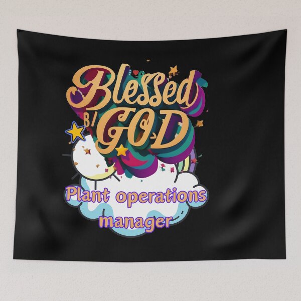 Item preview, BLESSED BY GOD PLANTE OPERATIONS MANAGER designed and sold by carlos crane.