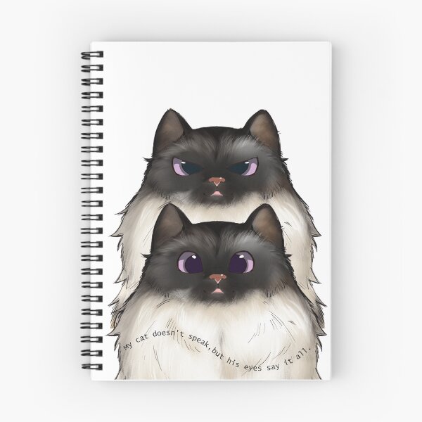 Item preview, My cat doesn't speak, but his eyes say it all | In English designed and sold by brynatshop.