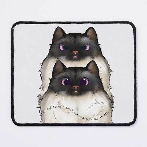 Item preview, My cat doesn't speak, but his eyes say it all | In English designed and sold by brynatshop.