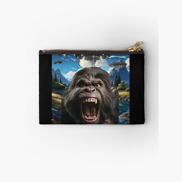 Item preview, Gorilla Selfie with UFOs designed and sold by Master-Print.