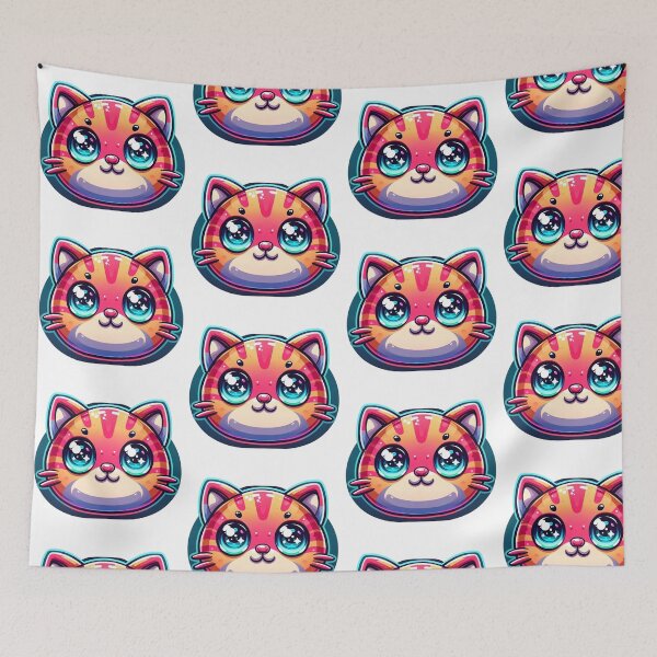 Item preview, Cat - Cheerful Buddies Collection designed and sold by PixeLoomshop.