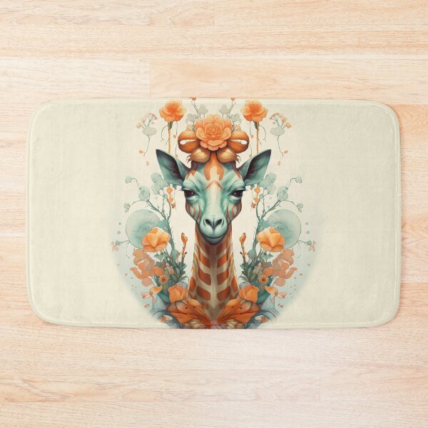 Item preview, Floral Giraffe  designed and sold by Driftwood Spirits.
