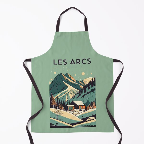 Item preview, A Vintage Travel Art of Les Arcs - France designed and sold by GoodOldVintage.