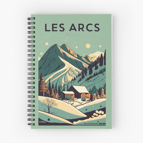 Item preview, A Vintage Travel Art of Les Arcs - France  designed and sold by GoodOldVintage.