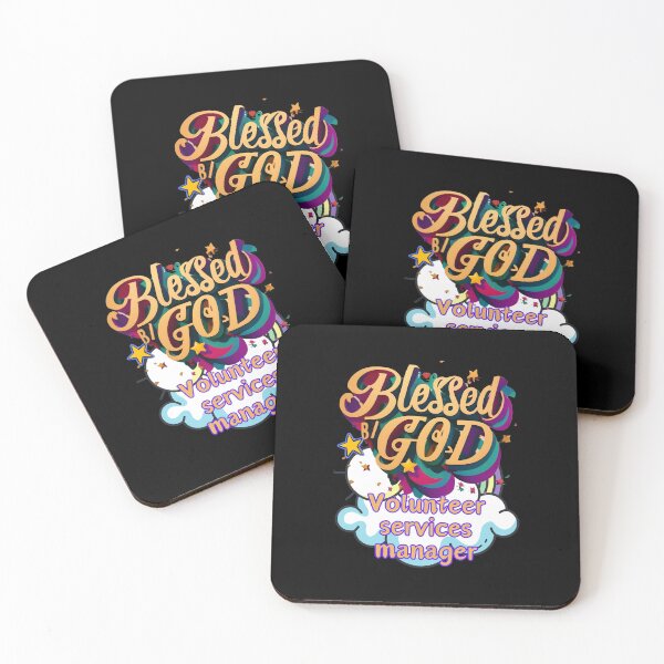 Item preview, BLESSED BY GOD VOLUNTEER SERVICES MANAGER designed and sold by carlos crane.