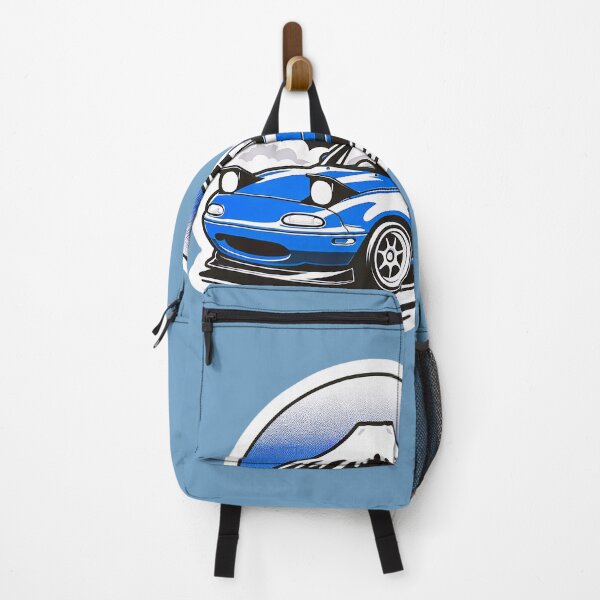 Item preview, Blue Miata NA 10 in front of a mountain  designed and sold by mugooooo.
