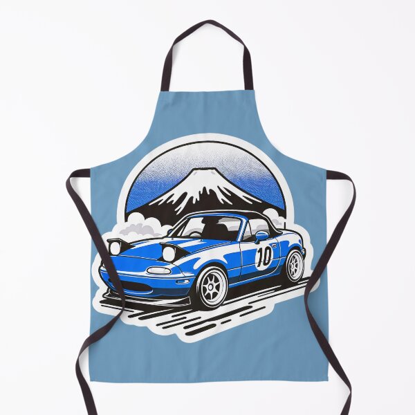 Item preview, Blue Miata NA 10 in front of a mountain  designed and sold by mugooooo.