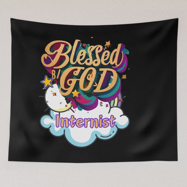 Item preview, BLESSED BY GOD INTERNIST designed and sold by carlos crane.
