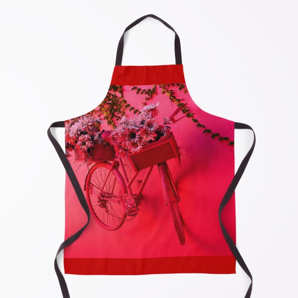 Artikelvorschau, Rosa Fahrrad-Kunstwand entworfen und verkauft von mylensflow.