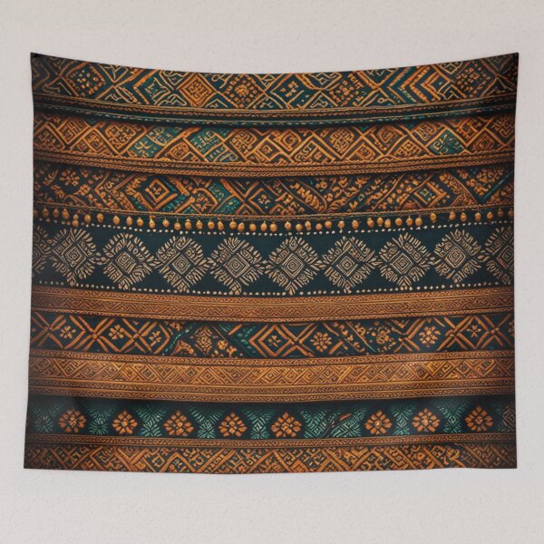 Item preview, Ethnic Folk Art Pattern designed and sold by Simplybe1.