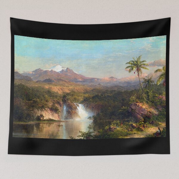 Item preview, View of Volcano Cotopaxi, Ecuador 1857 Frederic Edwin Church designed and sold by RocketshipRetro.
