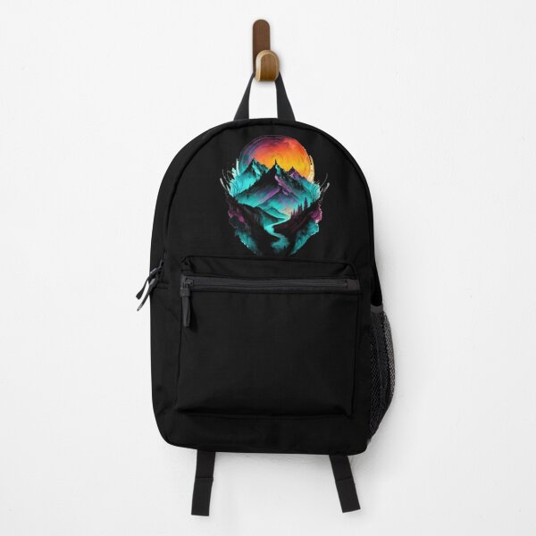 Item preview, Sunset in the mountains landscape designed and sold by GeekWardrobe.