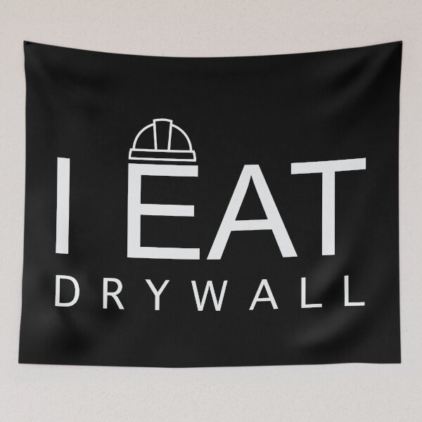 Item preview, EAT DRYWALL Joke - Christmas Gift for her or him designed and sold by Desibeau.