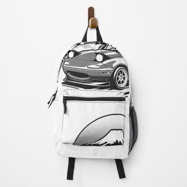 Item preview, B&W Miata NA 10 in front of a mountain  designed and sold by mugooooo.