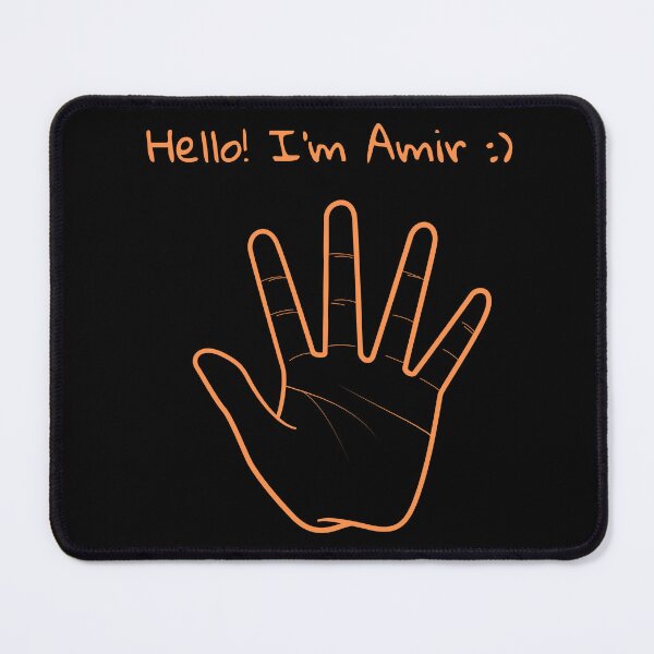 Item preview, Hello I'm Amir my name funny boy cute designed and sold by STRAVOY.