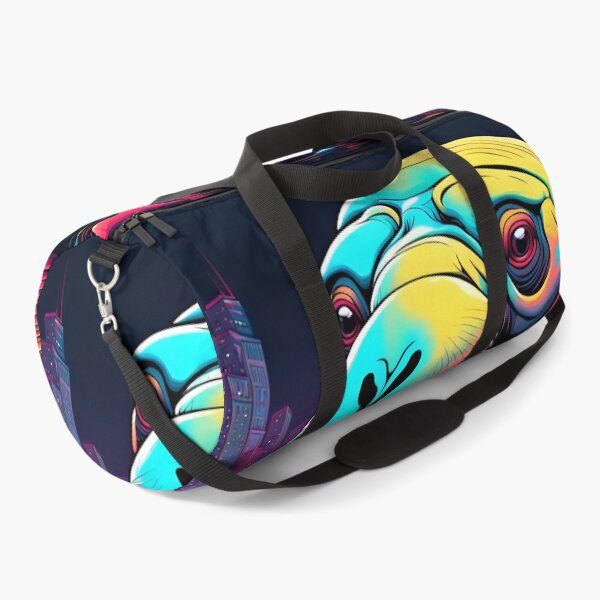 Item preview, The Walrus Has Taken Over our City - Neon Pop Art designed and sold by Bright-Moonrise.