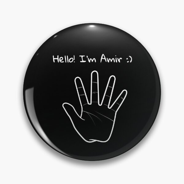 Item preview, Hello I'm Amir my name funny boy cute designed and sold by STRAVOY.