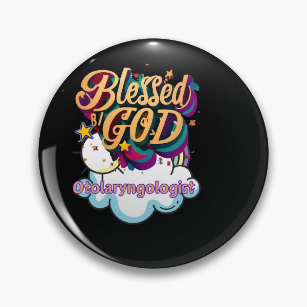 Item preview, BLESSED BY GOD OTOLARYNGOLOGIST designed and sold by carlos crane.