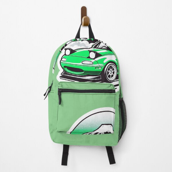 Item preview, Green Miata NA 10 in front of a mountain  designed and sold by mugooooo.