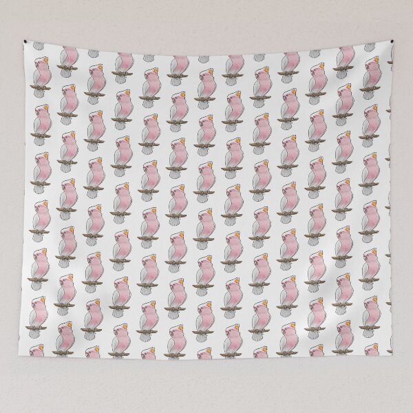 Item preview, Pink Cockatoo Crest Down designed and sold by Jennifer Stolzer.