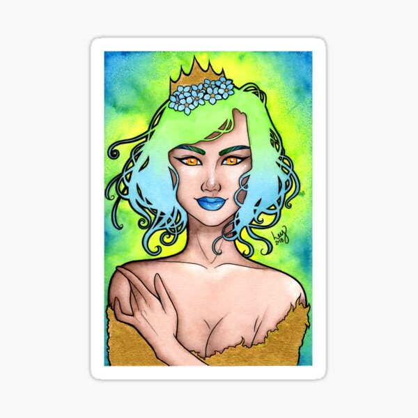 Spring Queen Sticker