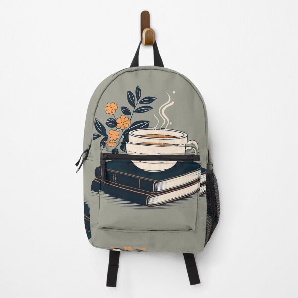 Item preview, Coffee, Books and Flowers designed and sold by CaffeineDose.