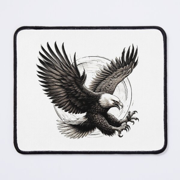 Item preview, Hunting with Majestic Wings Spread Wide designed and sold by autrouvetout.