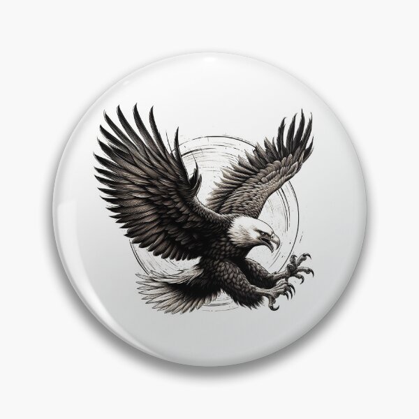 Item preview, Hunting with Majestic Wings Spread Wide designed and sold by autrouvetout.
