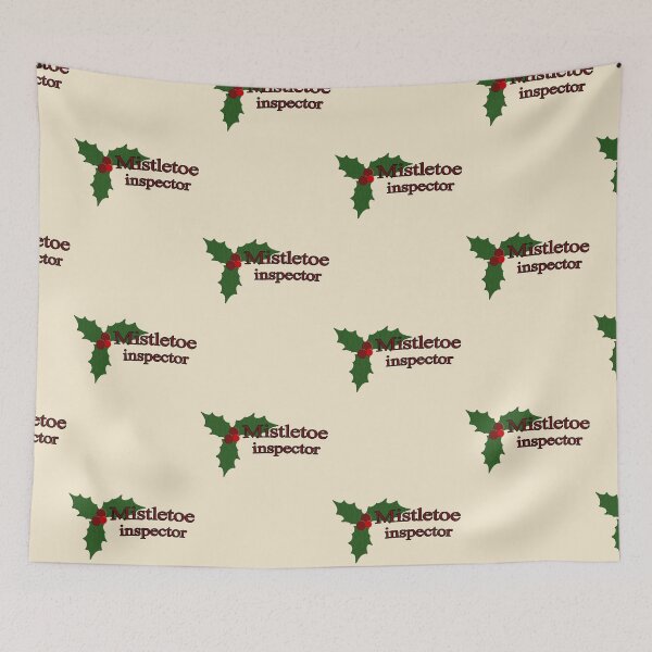 Item preview, Mistletoe inspector - Christmas Tradition  designed and sold by CottonGarb.