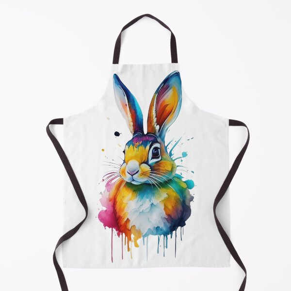 Item preview, Enchanting Eastern Cottontail Rabbit Watercolor Painting designed and sold by StefanSchmitArt.