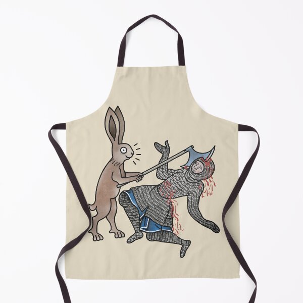 Item preview, Violent Rabbit Medieval Axe Meme designed and sold by MargiKnights.