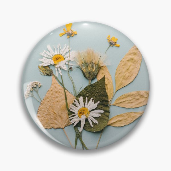 Item preview, Daisies and Leaves - Pressed Dried flowers designed and sold by sophieed10.