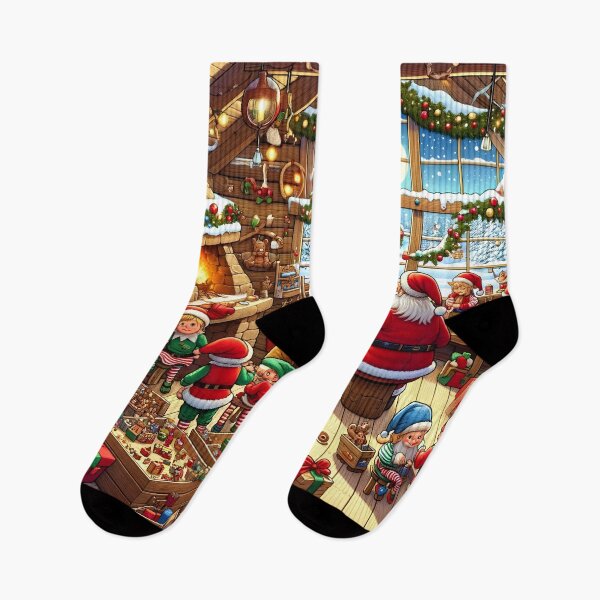 Artikelvorschau, Weihnachtsmanns Nordpol-Workshop-Fest entworfen und verkauft von KNAA.