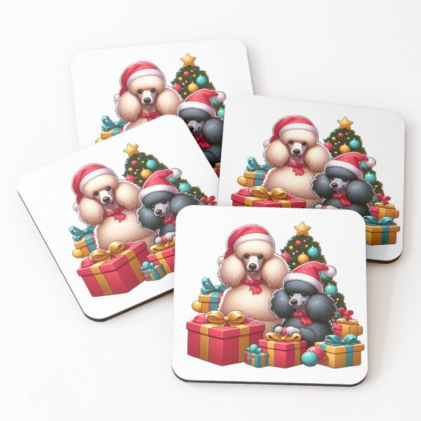 Item preview, Poodle Present Pals: Festive Hats and Gift Galore designed and sold by EpicPaws.
