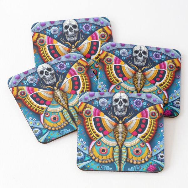 Item preview, Death Moth Beautiful Butterfly with Skull Dark Fantasy Design designed and sold by Pawel Oska.