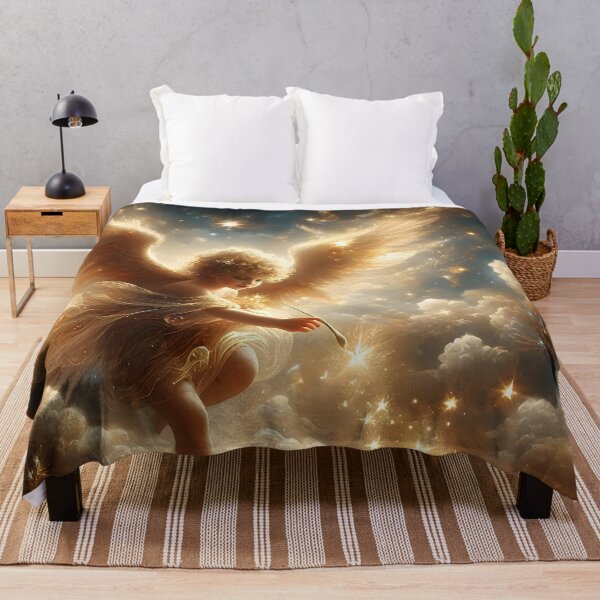 Item preview, Angel's Brush: Celestial Strokes of Stardust designed and sold by AI-Only Creations.