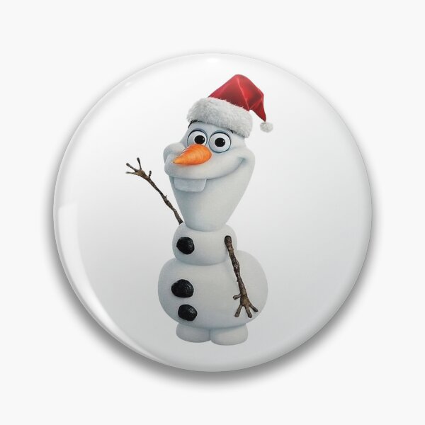 Item preview, Santa-hatted Olaf sticker designed and sold by sellbrand.