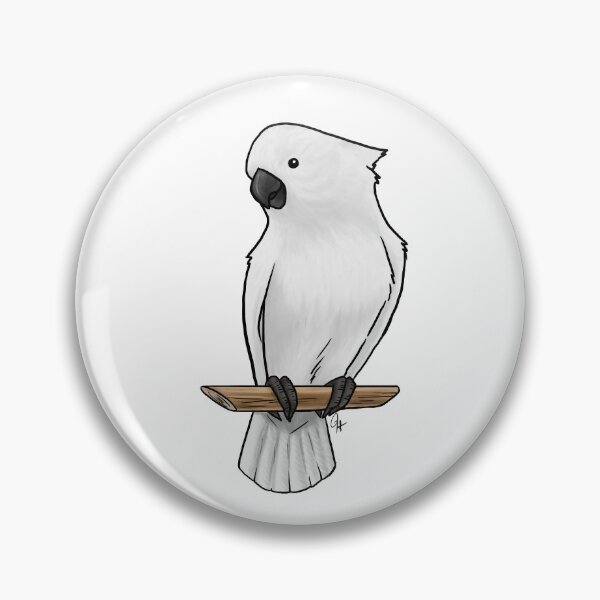 Item preview, Umbrella Cockatoo Crest Down designed and sold by Jennifer Stolzer.