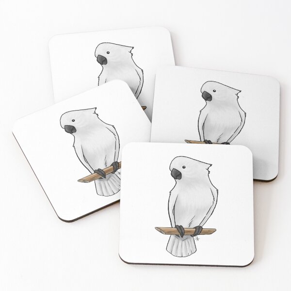 Item preview, Umbrella Cockatoo Crest Down designed and sold by Jennifer Stolzer.
