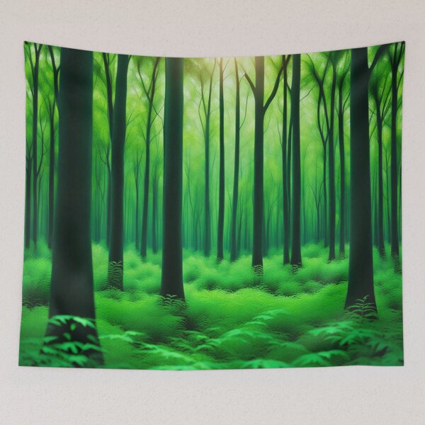 Item preview, Fresh Green Forest Pattern designed and sold by Simplybe1.