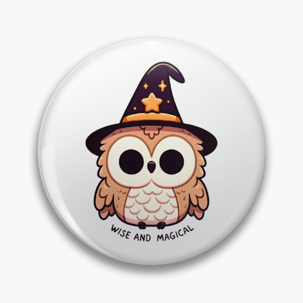 Item preview, Wizard Owl with Starry Hat designed and sold by UmbrellaStudio1.