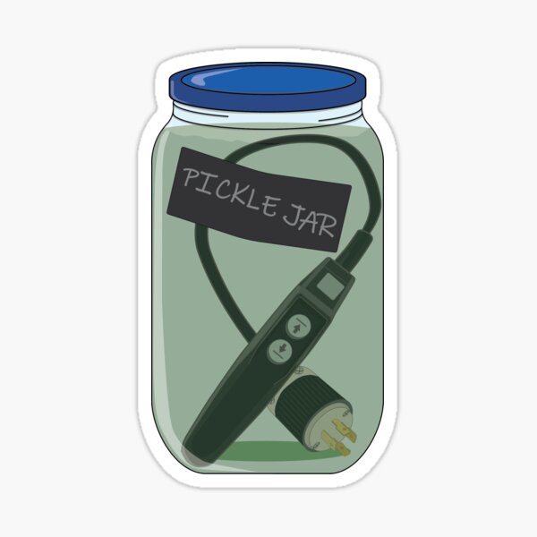 Item preview, Rigger Pickle Jar designed and sold by ColorBlockShop.