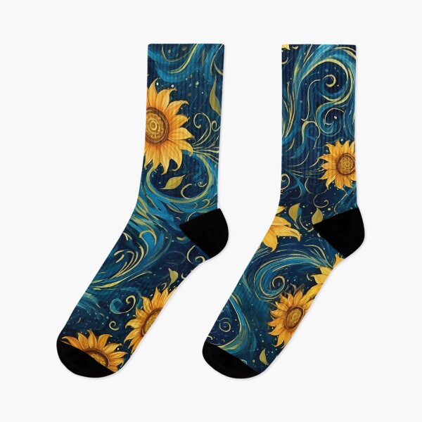 Item preview, Starry Sunflowers designed and sold by Pixel-Lair.