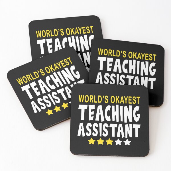 Item preview, World's Okayest Teaching Assistant, Funny T-shirt for Teaching Assistants designed and sold by TaraGbear.