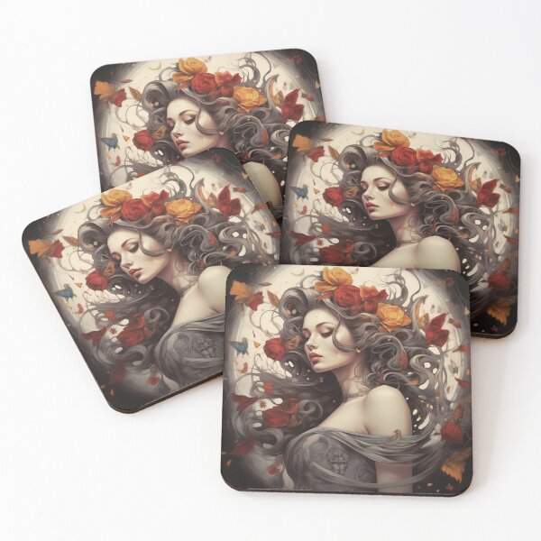 Item preview, Enigmatic Muse of the Midnight Garden designed and sold by oanaunciuleanu.