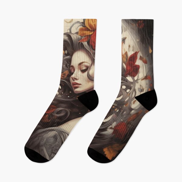 Item preview, Enigmatic Muse of the Midnight Garden designed and sold by oanaunciuleanu.