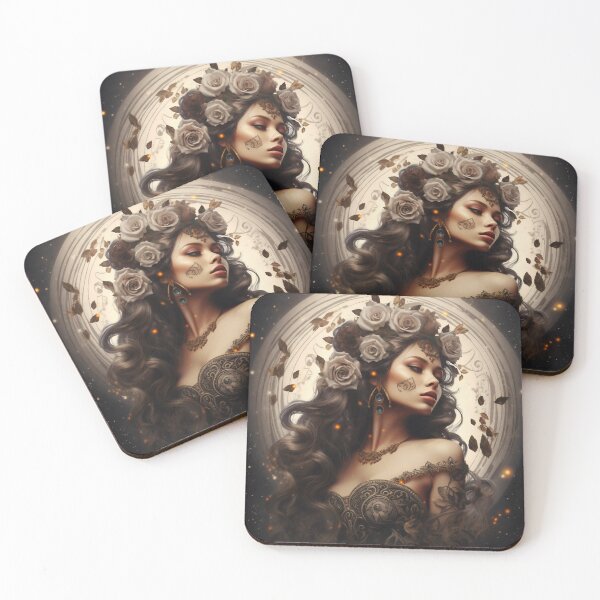 Item preview, Enigmatic Muse of the Midnight Garden designed and sold by oanaunciuleanu.