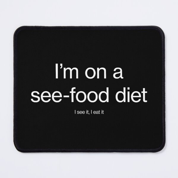 Item preview, See-Food Diet - Funny christmas designed and sold by CottonGarb.