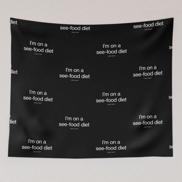 Item preview, See-Food Diet - Funny christmas designed and sold by CottonGarb.