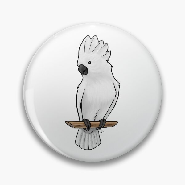 Item preview, Umbrella Cockatoo Crest Up designed and sold by Jennifer Stolzer.